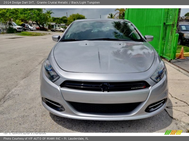 Granite Crystal Metallic / Black/Light Tungsten 2014 Dodge Dart SXT