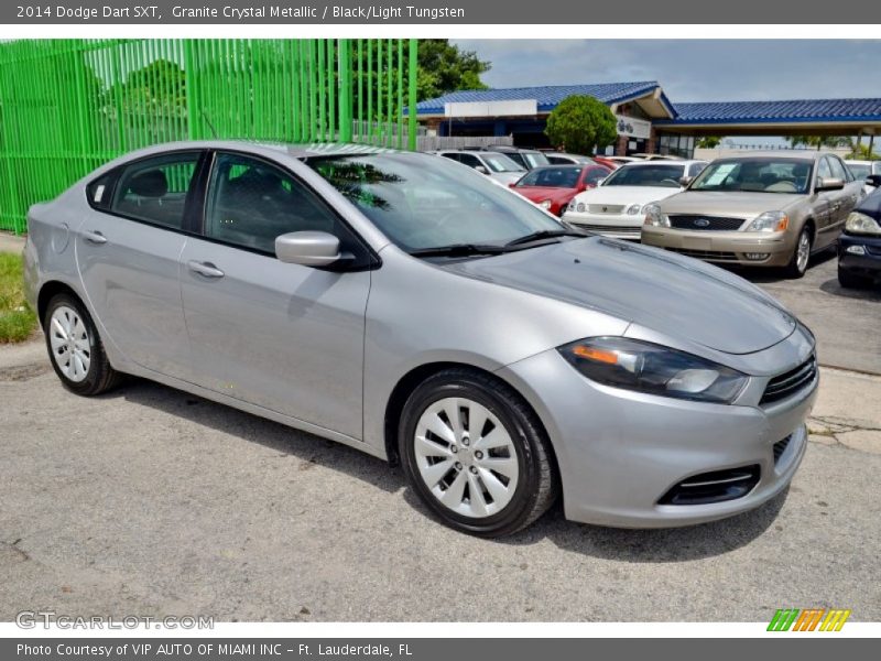 Granite Crystal Metallic / Black/Light Tungsten 2014 Dodge Dart SXT