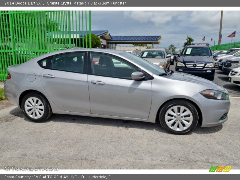 Granite Crystal Metallic / Black/Light Tungsten 2014 Dodge Dart SXT