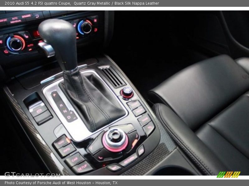 Quartz Gray Metallic / Black Silk Nappa Leather 2010 Audi S5 4.2 FSI quattro Coupe