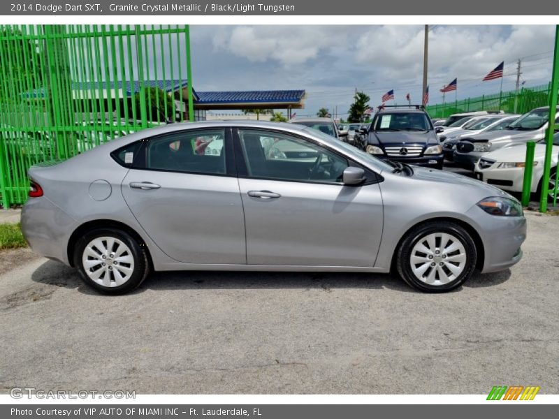 Granite Crystal Metallic / Black/Light Tungsten 2014 Dodge Dart SXT