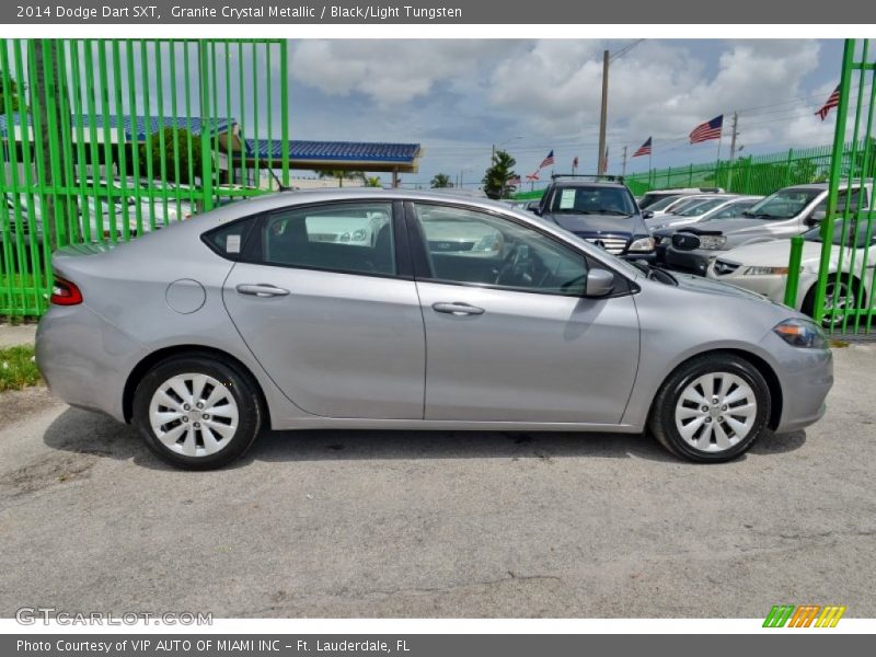 Granite Crystal Metallic / Black/Light Tungsten 2014 Dodge Dart SXT