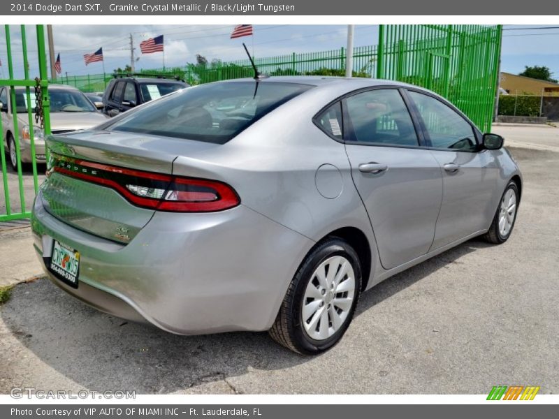 Granite Crystal Metallic / Black/Light Tungsten 2014 Dodge Dart SXT