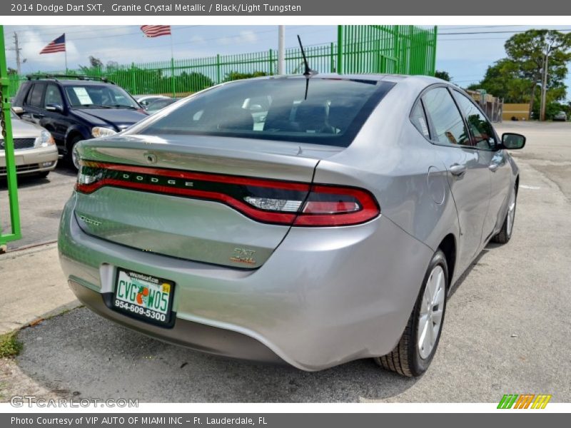 Granite Crystal Metallic / Black/Light Tungsten 2014 Dodge Dart SXT
