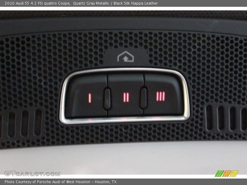 Quartz Gray Metallic / Black Silk Nappa Leather 2010 Audi S5 4.2 FSI quattro Coupe