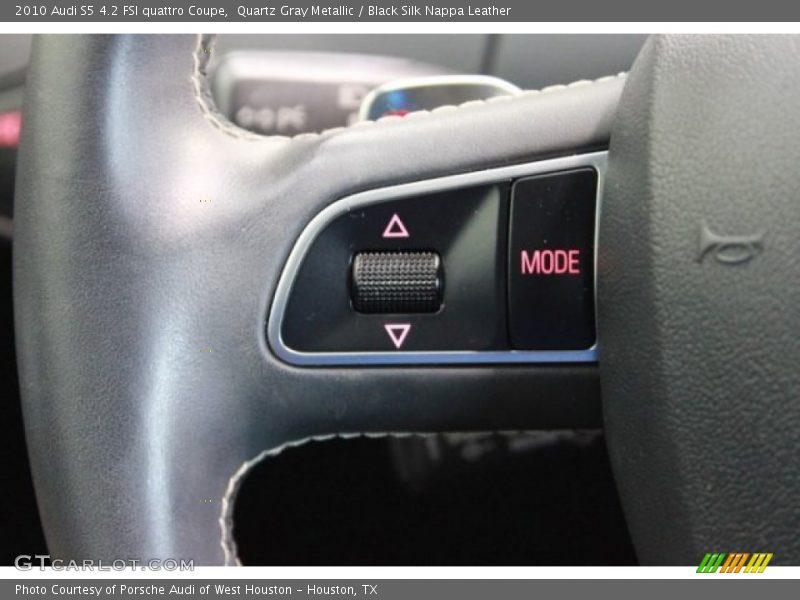 Quartz Gray Metallic / Black Silk Nappa Leather 2010 Audi S5 4.2 FSI quattro Coupe
