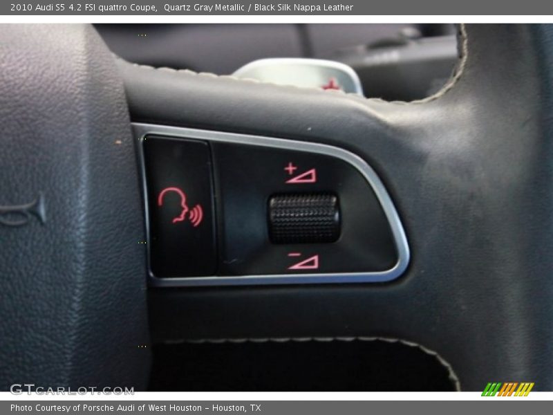 Quartz Gray Metallic / Black Silk Nappa Leather 2010 Audi S5 4.2 FSI quattro Coupe