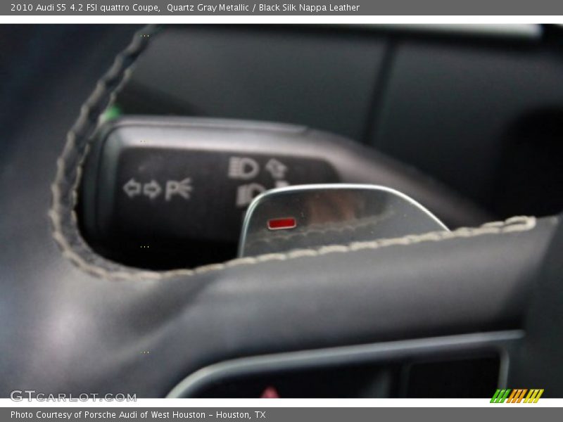 Quartz Gray Metallic / Black Silk Nappa Leather 2010 Audi S5 4.2 FSI quattro Coupe