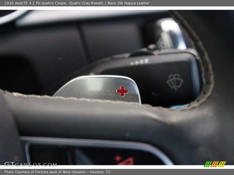 Quartz Gray Metallic / Black Silk Nappa Leather 2010 Audi S5 4.2 FSI quattro Coupe