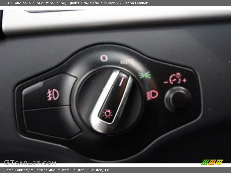 Quartz Gray Metallic / Black Silk Nappa Leather 2010 Audi S5 4.2 FSI quattro Coupe