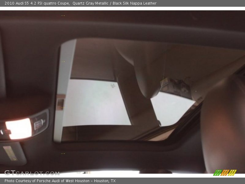 Quartz Gray Metallic / Black Silk Nappa Leather 2010 Audi S5 4.2 FSI quattro Coupe