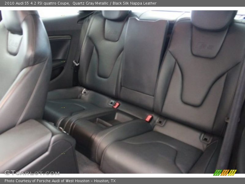 Quartz Gray Metallic / Black Silk Nappa Leather 2010 Audi S5 4.2 FSI quattro Coupe