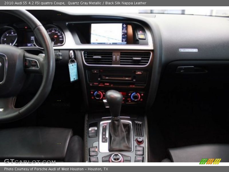 Quartz Gray Metallic / Black Silk Nappa Leather 2010 Audi S5 4.2 FSI quattro Coupe