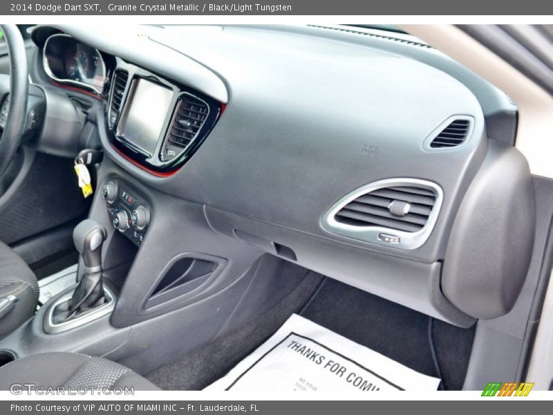 Granite Crystal Metallic / Black/Light Tungsten 2014 Dodge Dart SXT