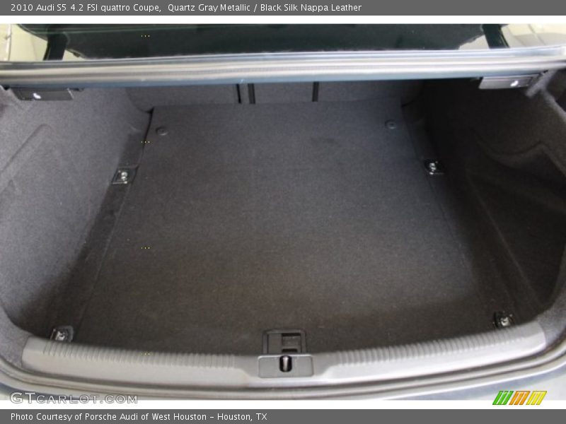 Quartz Gray Metallic / Black Silk Nappa Leather 2010 Audi S5 4.2 FSI quattro Coupe