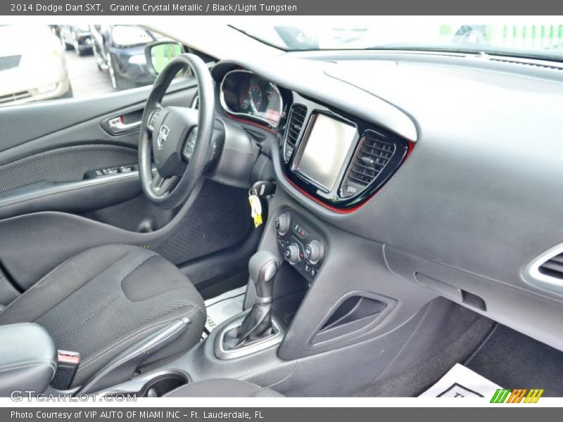 Granite Crystal Metallic / Black/Light Tungsten 2014 Dodge Dart SXT