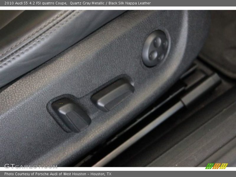 Quartz Gray Metallic / Black Silk Nappa Leather 2010 Audi S5 4.2 FSI quattro Coupe