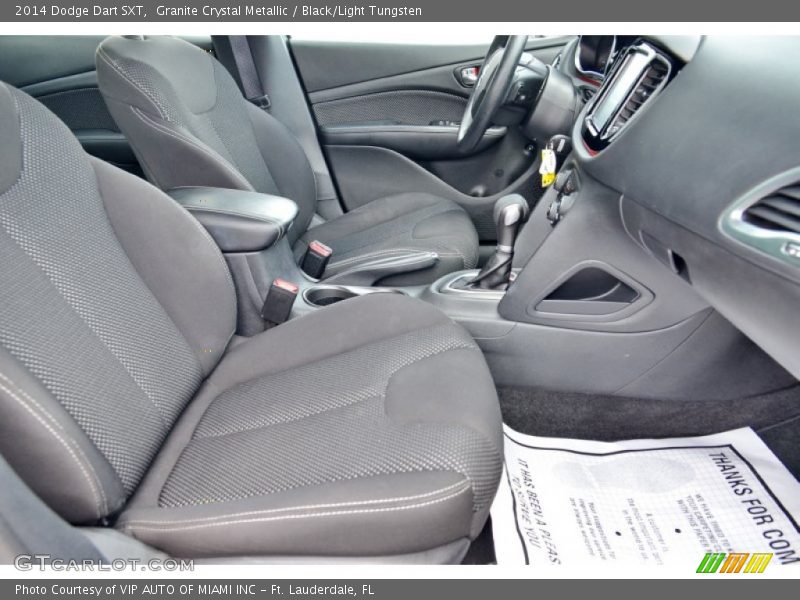 Granite Crystal Metallic / Black/Light Tungsten 2014 Dodge Dart SXT