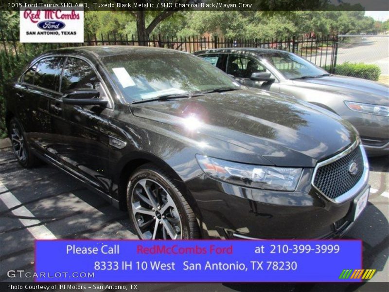Tuxedo Black Metallic / SHO Charcoal Black/Mayan Gray 2015 Ford Taurus SHO AWD