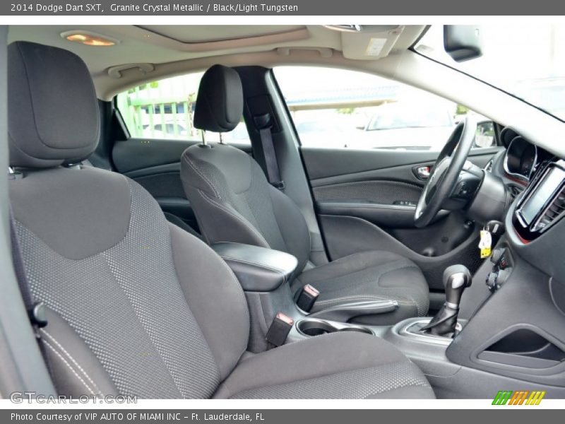 Granite Crystal Metallic / Black/Light Tungsten 2014 Dodge Dart SXT