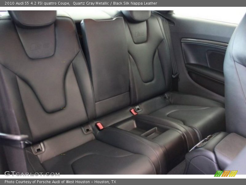 Quartz Gray Metallic / Black Silk Nappa Leather 2010 Audi S5 4.2 FSI quattro Coupe