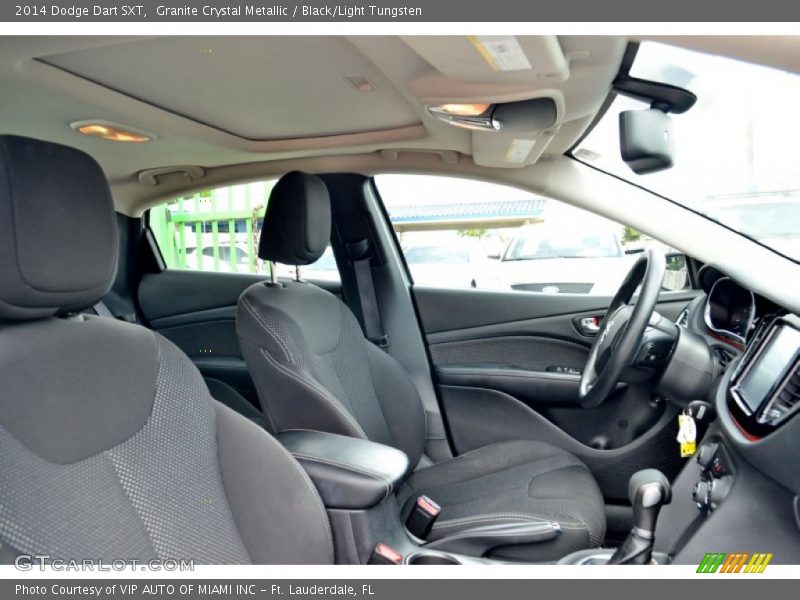 Granite Crystal Metallic / Black/Light Tungsten 2014 Dodge Dart SXT