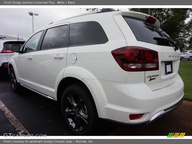 White / Black 2016 Dodge Journey Crossroad Plus