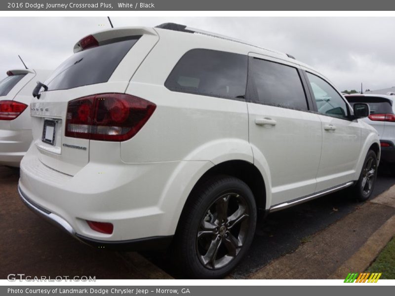 White / Black 2016 Dodge Journey Crossroad Plus