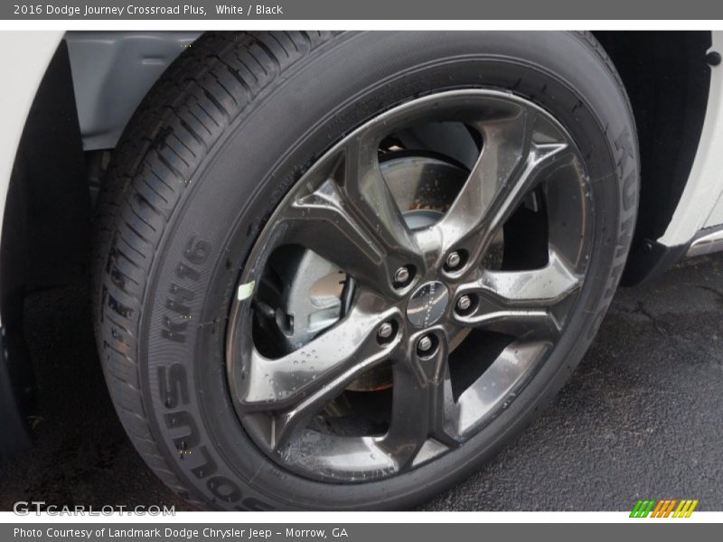 White / Black 2016 Dodge Journey Crossroad Plus