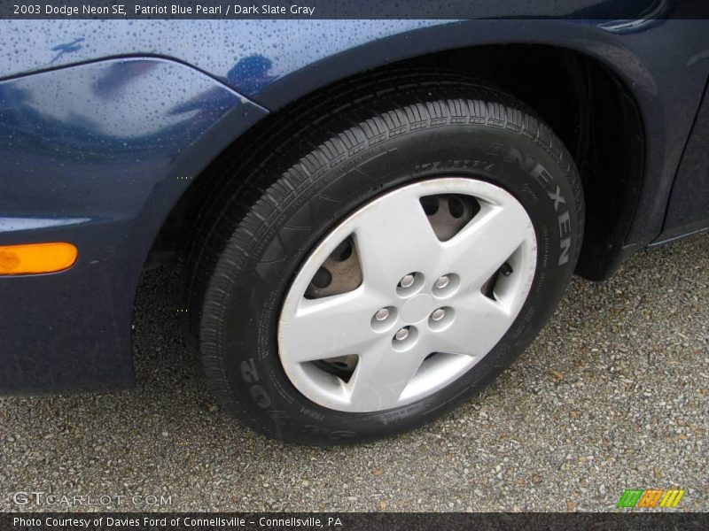 Patriot Blue Pearl / Dark Slate Gray 2003 Dodge Neon SE