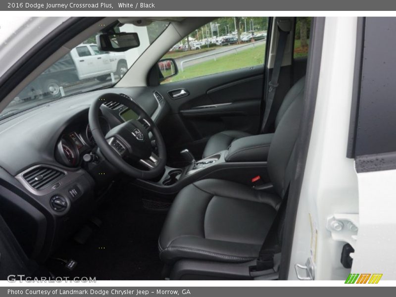 White / Black 2016 Dodge Journey Crossroad Plus