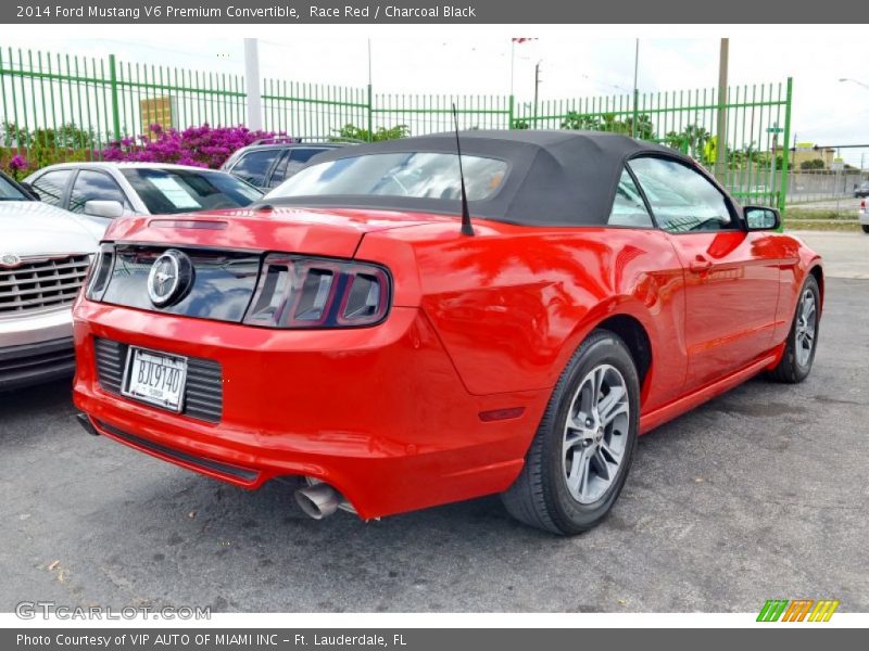 Race Red / Charcoal Black 2014 Ford Mustang V6 Premium Convertible