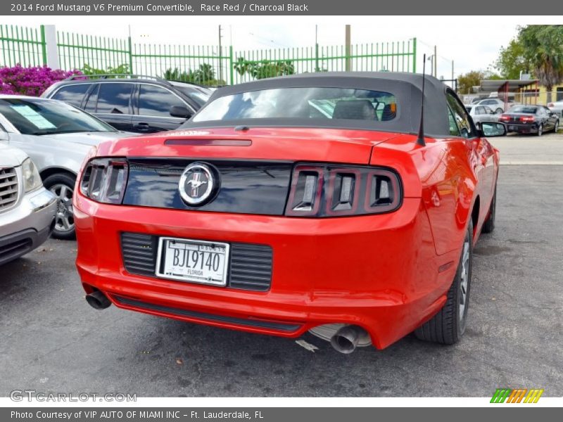 Race Red / Charcoal Black 2014 Ford Mustang V6 Premium Convertible