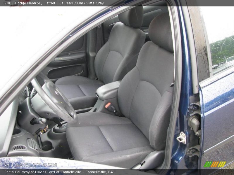 Patriot Blue Pearl / Dark Slate Gray 2003 Dodge Neon SE