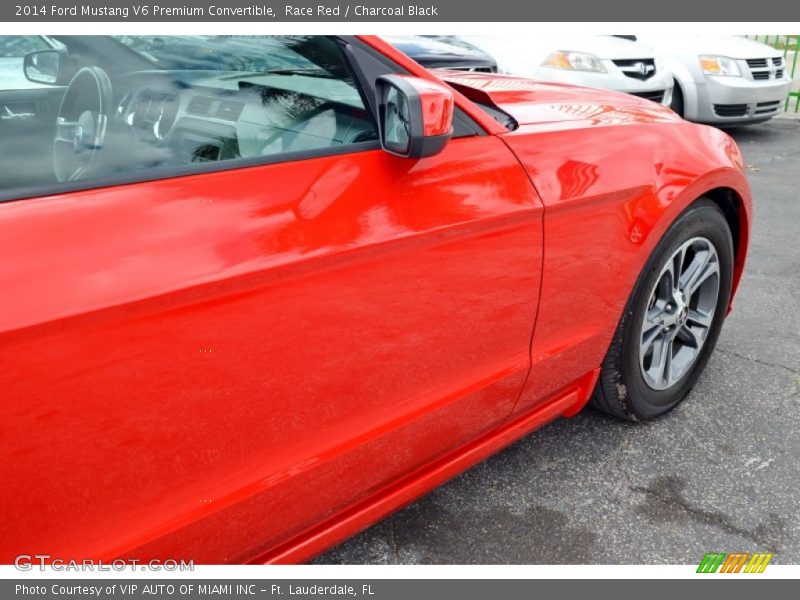 Race Red / Charcoal Black 2014 Ford Mustang V6 Premium Convertible