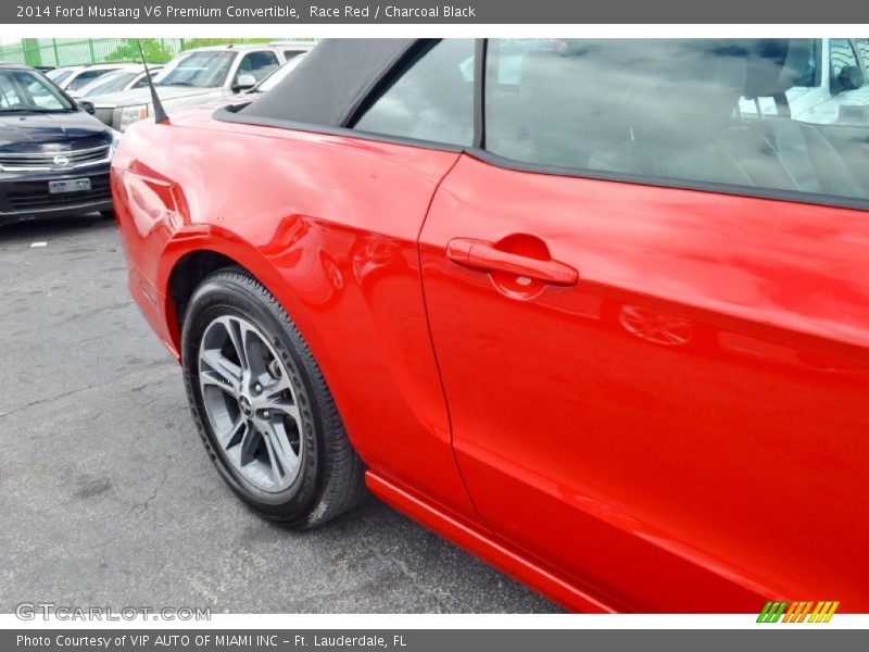 Race Red / Charcoal Black 2014 Ford Mustang V6 Premium Convertible