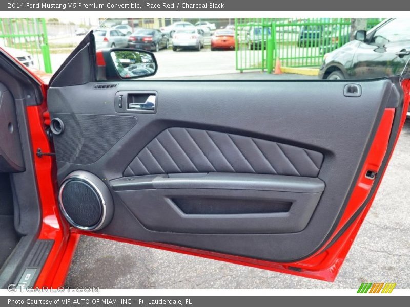 Race Red / Charcoal Black 2014 Ford Mustang V6 Premium Convertible