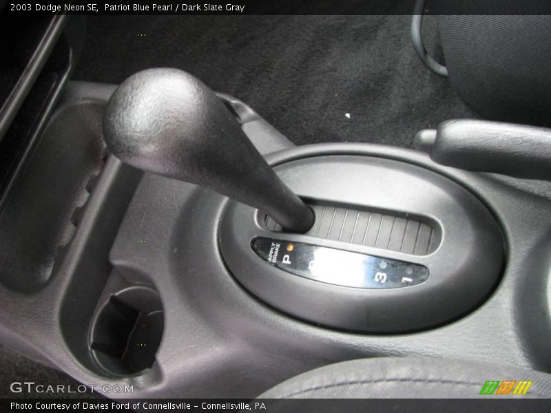 Patriot Blue Pearl / Dark Slate Gray 2003 Dodge Neon SE