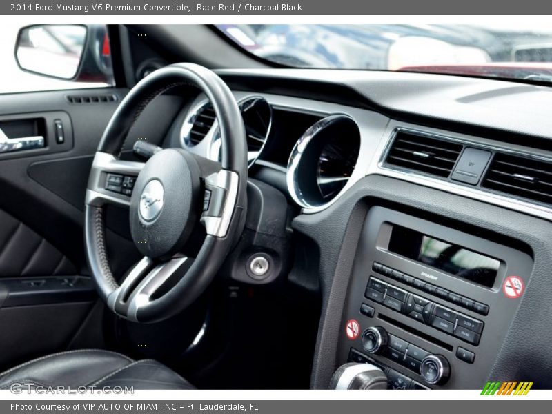 Race Red / Charcoal Black 2014 Ford Mustang V6 Premium Convertible