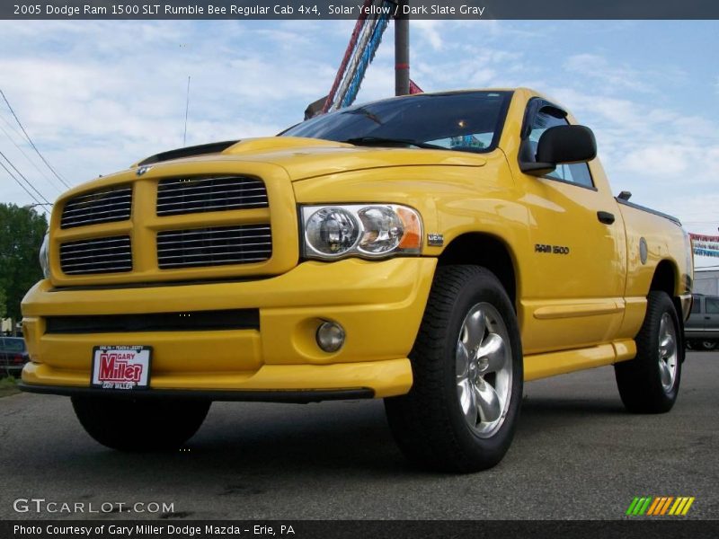 Solar Yellow / Dark Slate Gray 2005 Dodge Ram 1500 SLT Rumble Bee Regular Cab 4x4