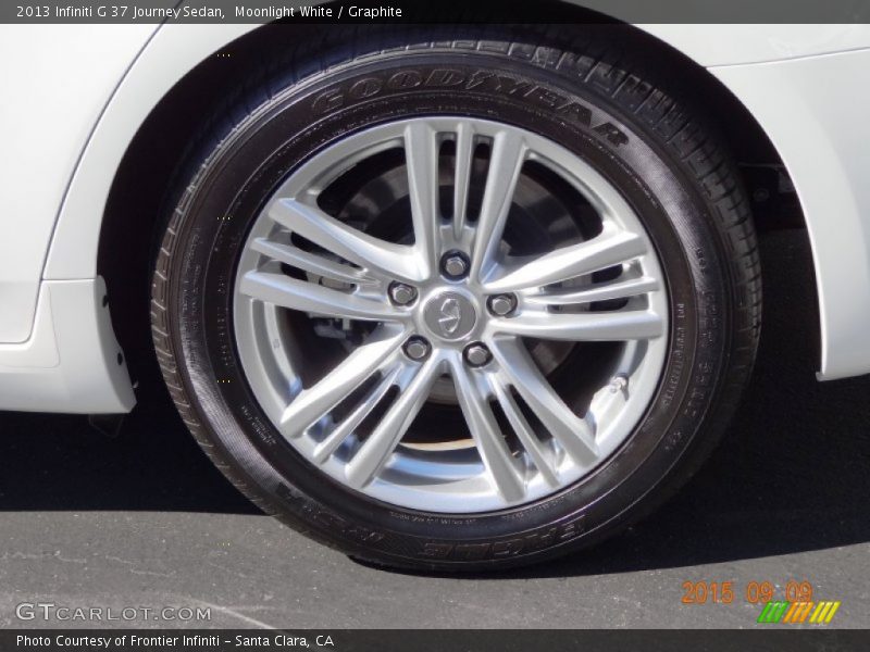 Moonlight White / Graphite 2013 Infiniti G 37 Journey Sedan