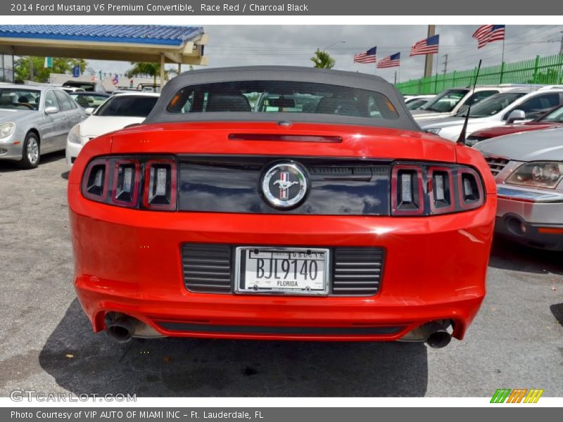 Race Red / Charcoal Black 2014 Ford Mustang V6 Premium Convertible