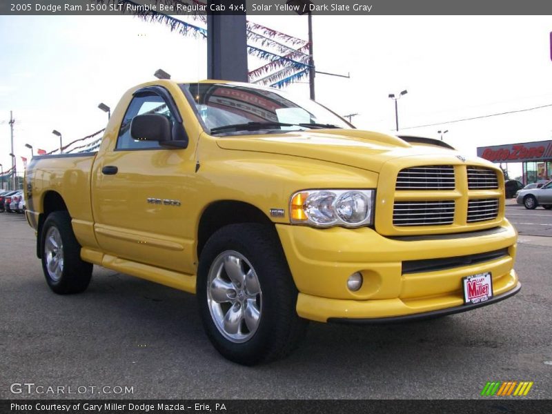 Solar Yellow / Dark Slate Gray 2005 Dodge Ram 1500 SLT Rumble Bee Regular Cab 4x4