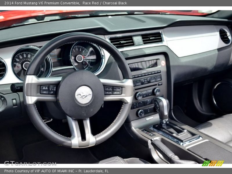 Race Red / Charcoal Black 2014 Ford Mustang V6 Premium Convertible