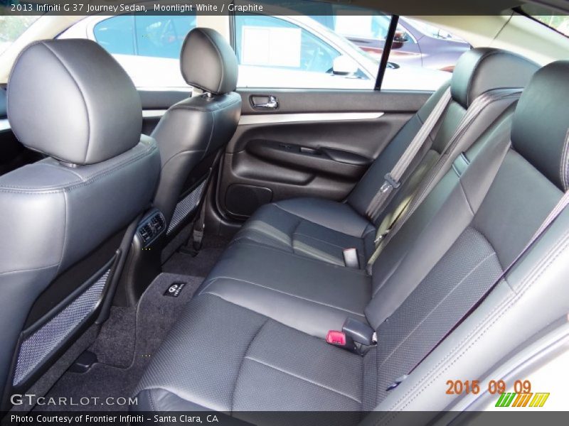 Moonlight White / Graphite 2013 Infiniti G 37 Journey Sedan