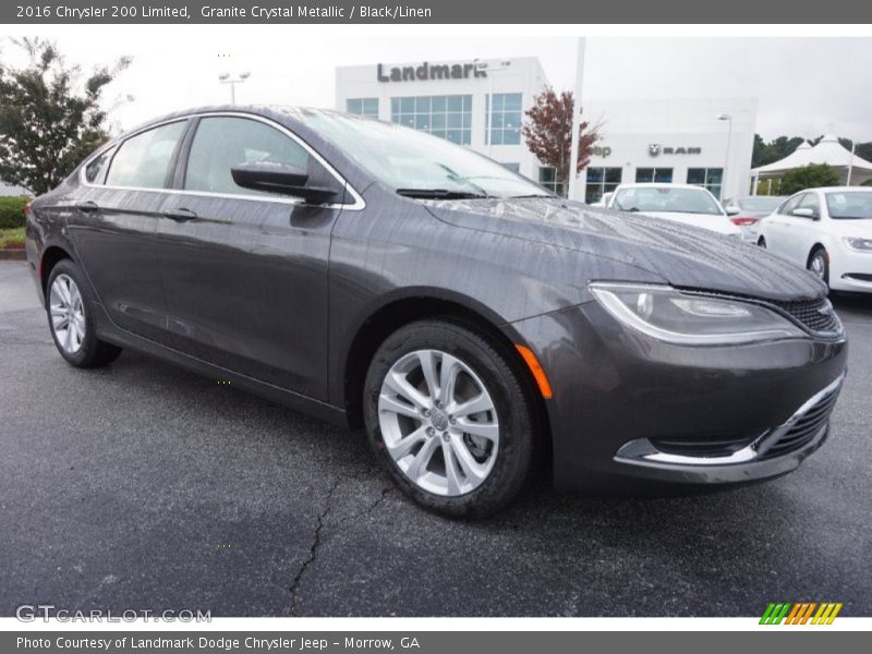 Granite Crystal Metallic / Black/Linen 2016 Chrysler 200 Limited