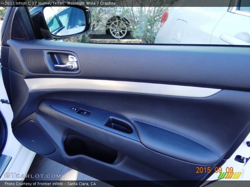 Moonlight White / Graphite 2013 Infiniti G 37 Journey Sedan