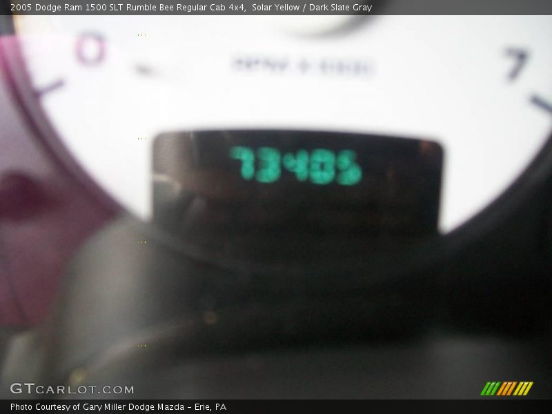 Solar Yellow / Dark Slate Gray 2005 Dodge Ram 1500 SLT Rumble Bee Regular Cab 4x4