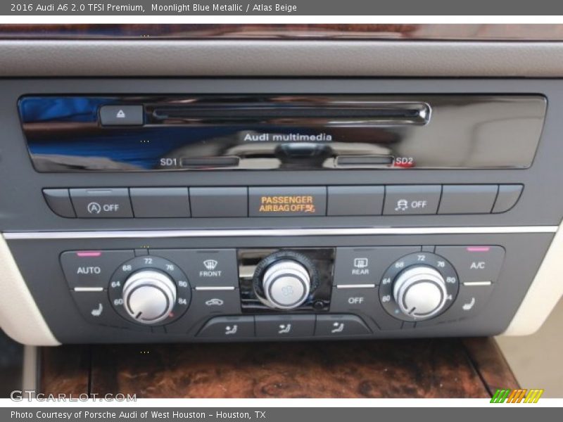 Controls of 2016 A6 2.0 TFSI Premium