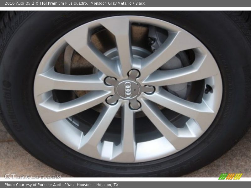 Monsoon Gray Metallic / Black 2016 Audi Q5 2.0 TFSI Premium Plus quattro